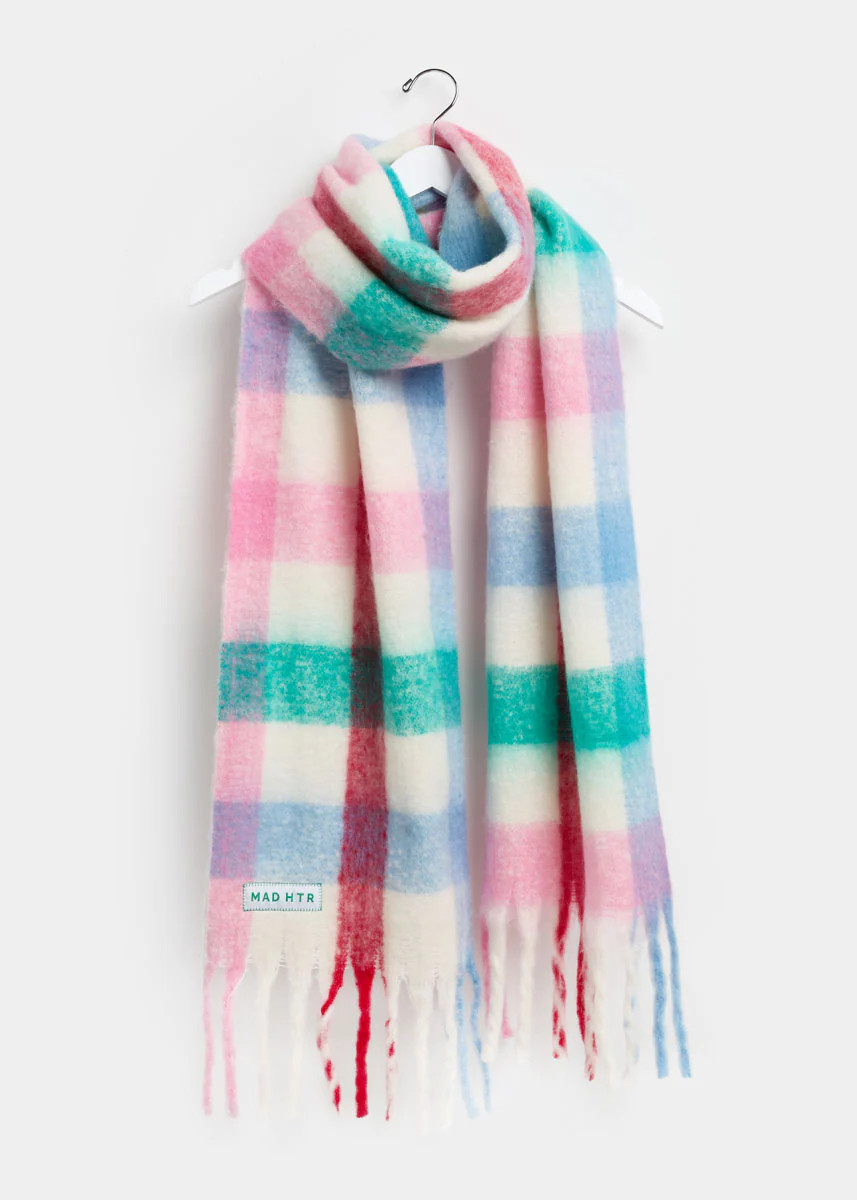 Mad Hatter Oversized Blanket Scarf - Multi | Alice & Wonder