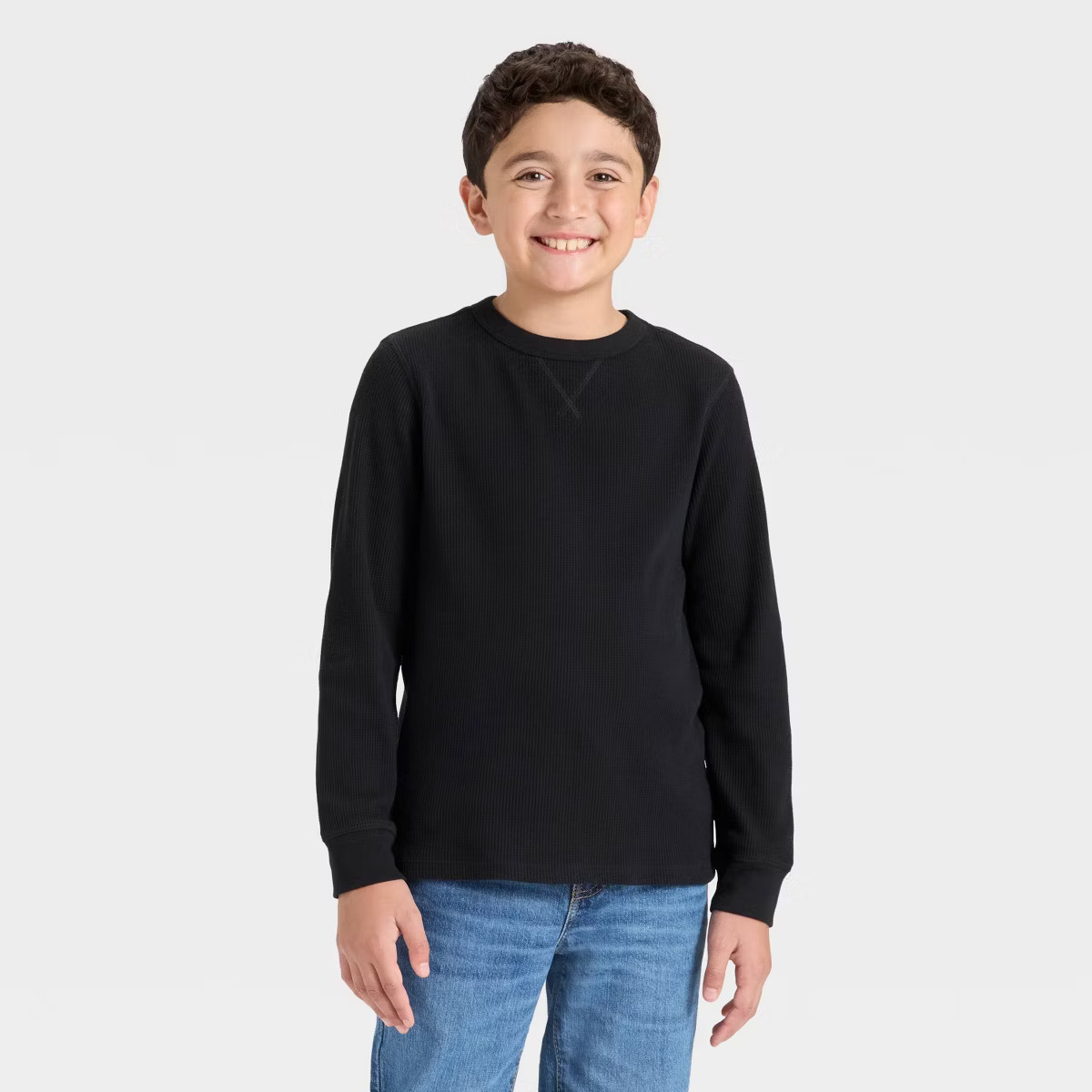Boys' Long Sleeve Thermal Shirt - Cat & Jack™ | Target