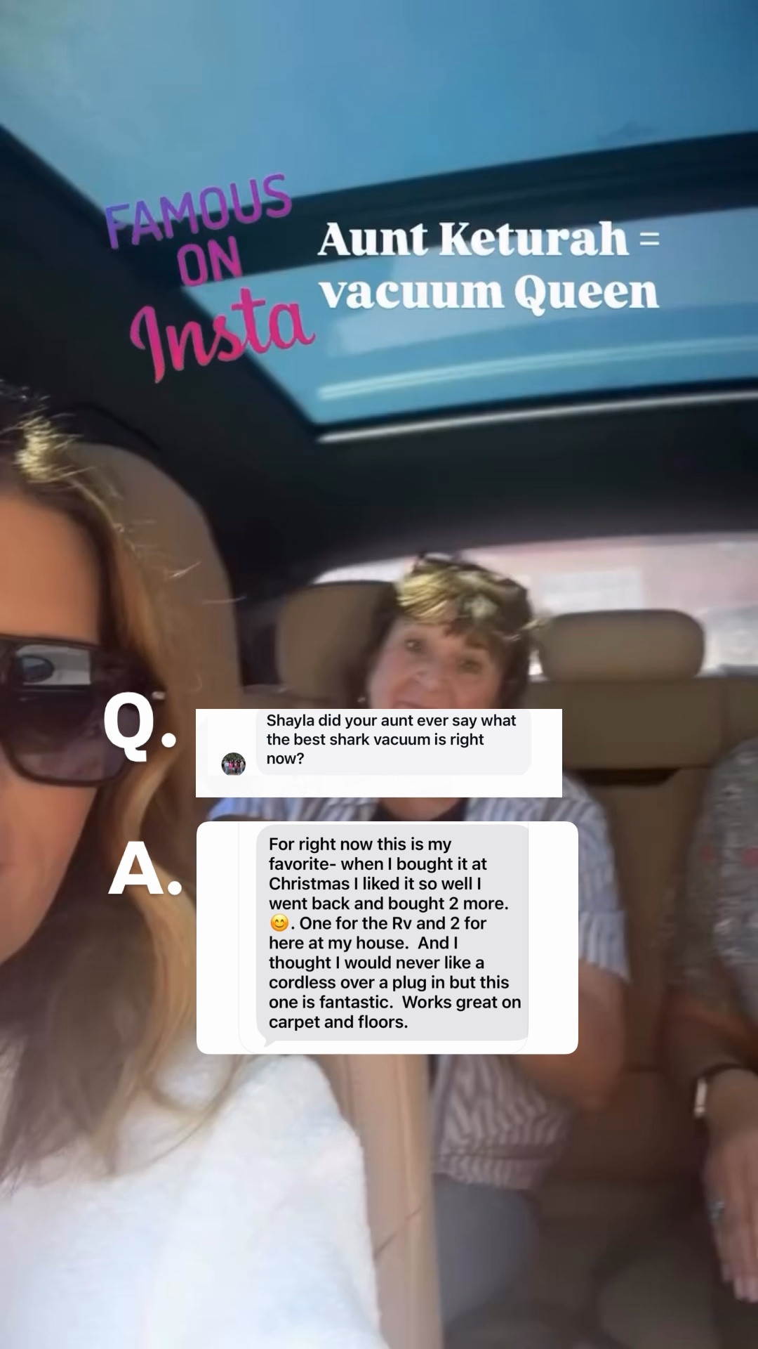 Crazy aunt Keturah. She loves to vacuum and runs one multiple times a day. She had a vacuum tattoo and her headstone has a vacuum on it! She’s loyal to Shark vacuums! This is her current favorite 
Shark cordless pet plus! 

#LTKOver40 #LTKHome