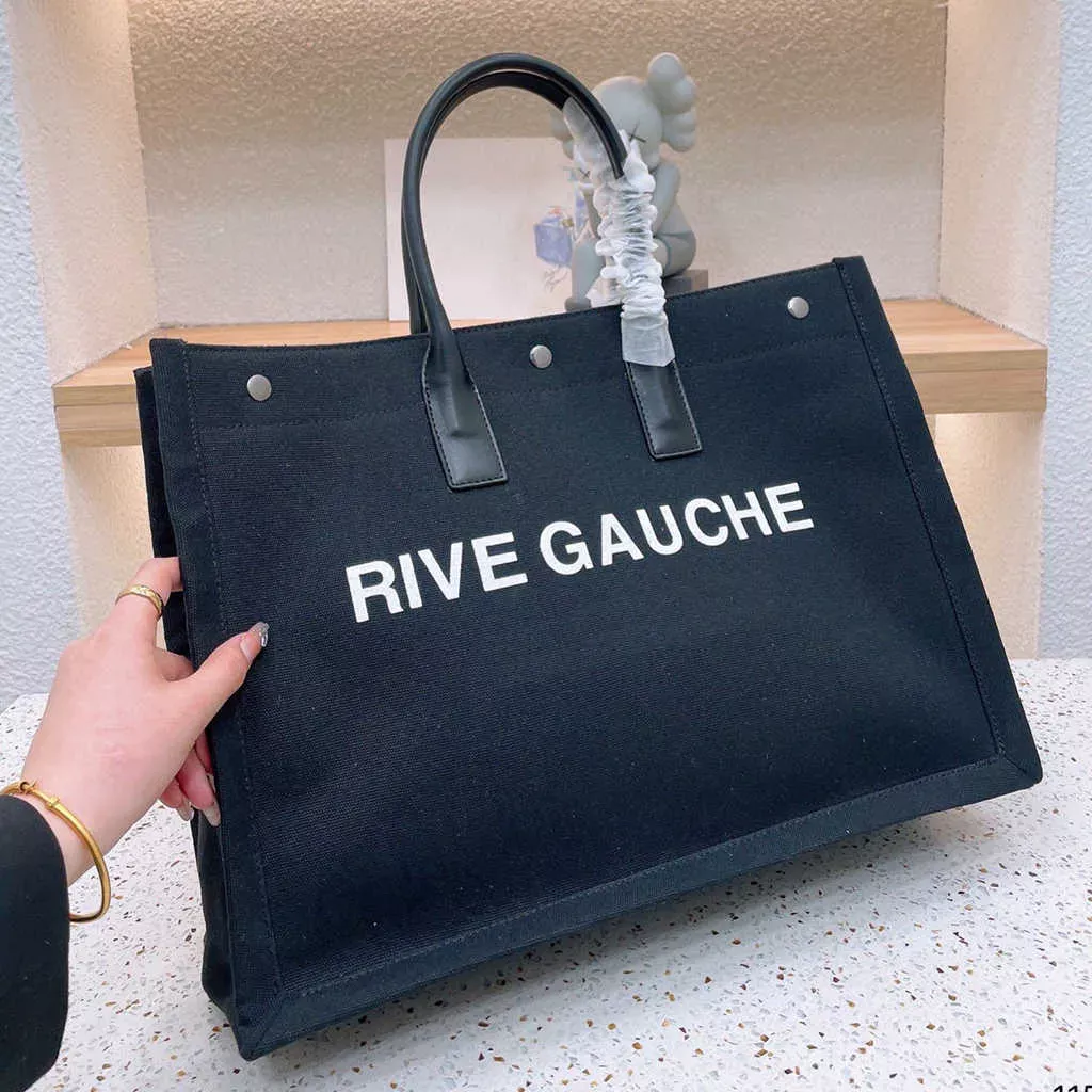 rive gauche tote bag in linen and … curated on LTK