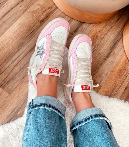 Golden Goose Ball Stars BACK IN STOCK🩷
Sizing➡️ I’m a size 7.5
✨I wear size 38 in Superstars
✨I wear a size 37 in Hi-stars 
✨I wear a size 37 in Ball Stars
✨Midstars fit in between superstars and hi-stars (I prefer a size 38, although unless you tie them tighter, you may feel like your heel slips)
✨Dad Sneakers I wear a size 37

Golden Goose, best seller, summer fashion, Nordstrom 

#LTKShoeCrush #LTKSaleAlert #LTKStyleTip