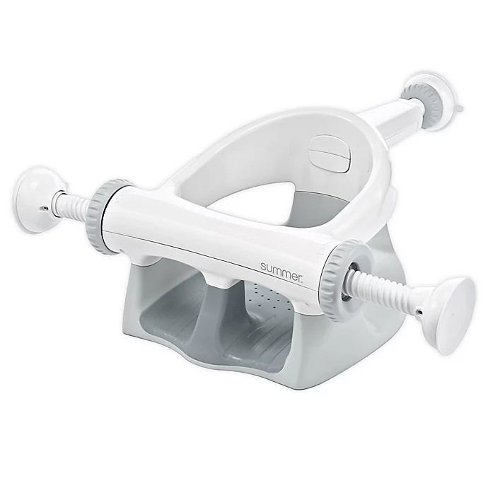 Summer™ Baby Bath Seat Soft Support in Grey | buybuy BABY