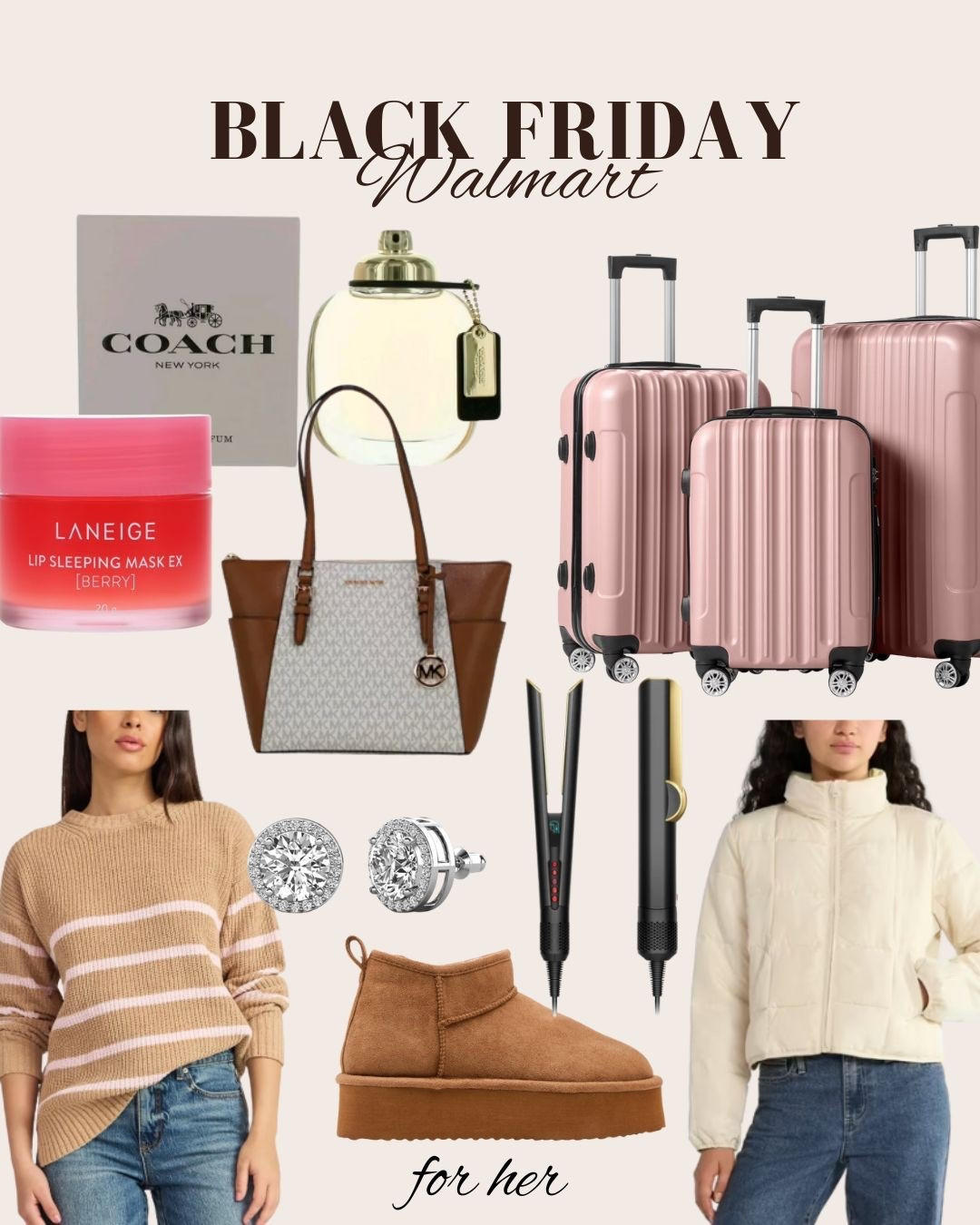 Women’s gift guide 
Walmart Black Friday 
Black Friday Walmart finds 
Gift guide for her 

#LTKCyberWeek #LTKHoliday #LTKGiftGuide