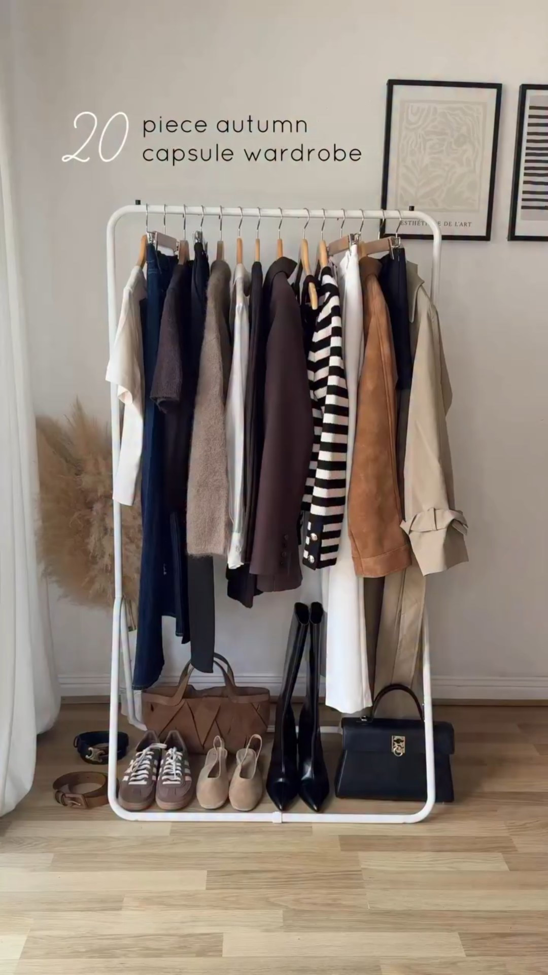 20 piece autumn capsule wardrobe 🤎🍂 