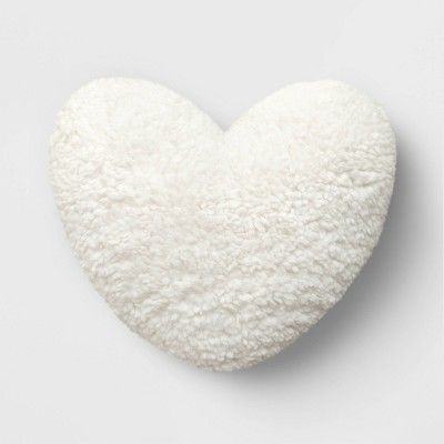 Sherpa Valentine’s Day Heart Pillow - Spritz™ | Target