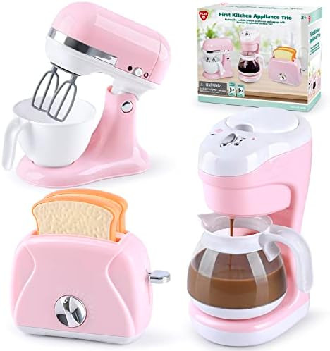 Kitchen Appliances Toys, Kids Play Kitchen Accessories Set, Pretend Kitchen Toys for Kids Ages 4-... | Amazon (US)