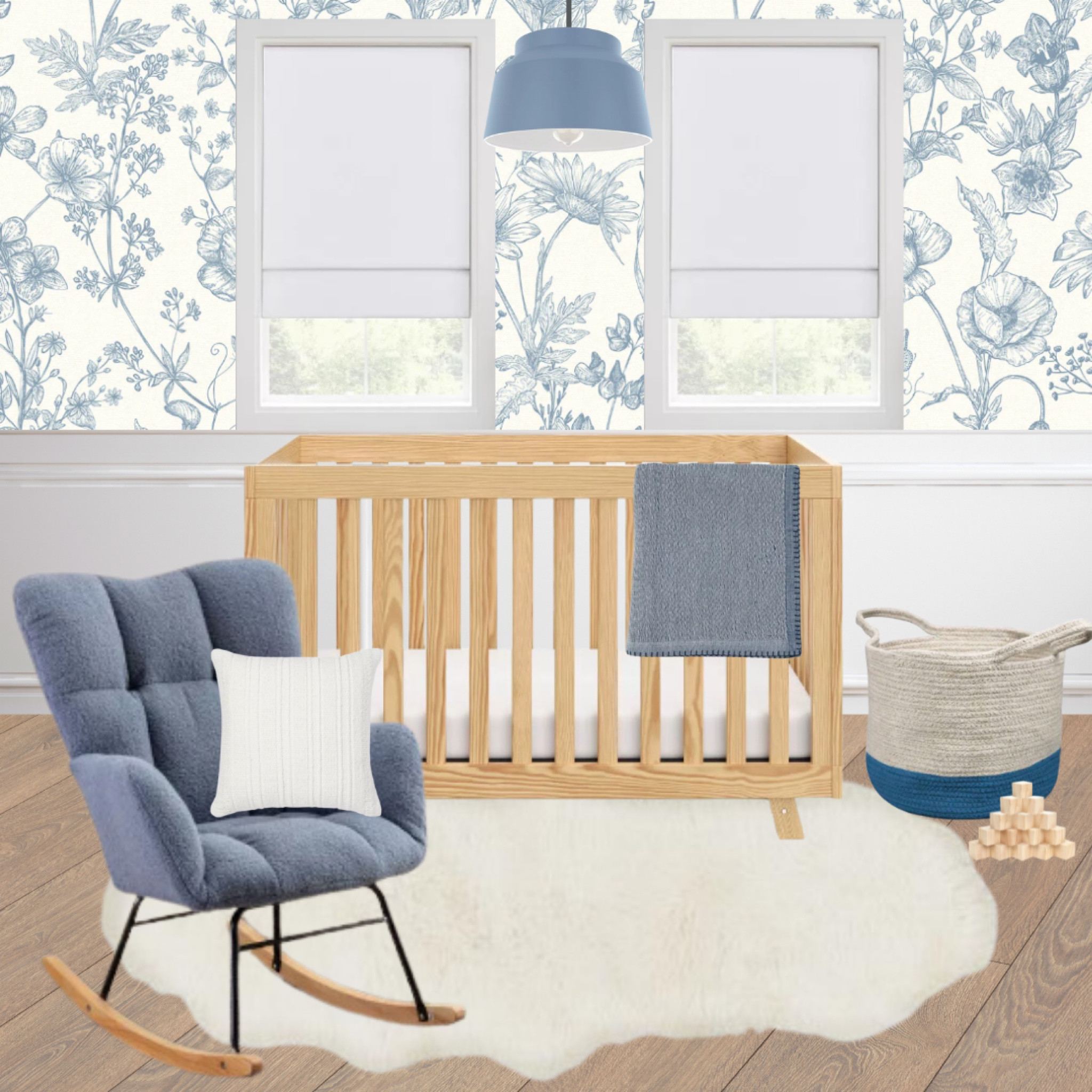Blue nursery decor mood board. Nursery design ideas, blue nursery inspo, nursery decor, nursery wall paper

#LTKU #LTKkids #LTKbaby