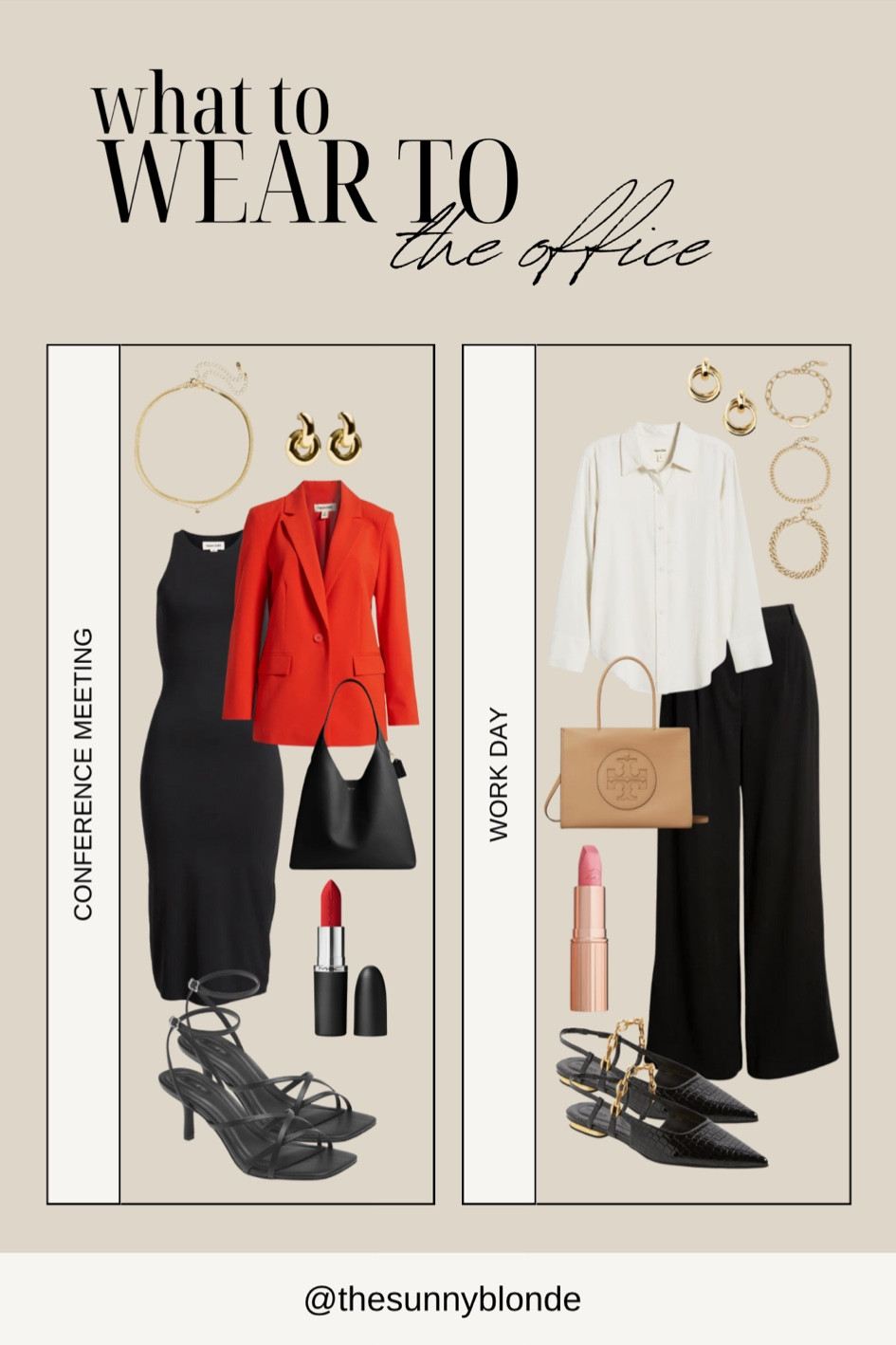 Need some inspo for an office work day? Here are some Nordstrom looks to help you look in style for your next conference or work day! All looks are under $100! 


Nordstrom, office look, office outfit, workwear, blazer, midi dress, black dress, tailored pants, Open Edit, style, satin blouse, gold jewelry, lipstick, Tory Burch, Coach purse

#LTKShoeCrush #LTKStyleTip #LTKWorkwear