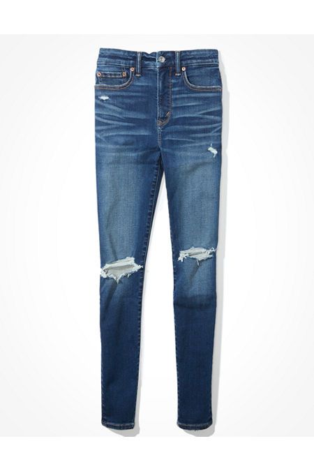 AE The Lu(x)e Jean Super High-Waisted Jegging | American Eagle Outfitters (US & CA)