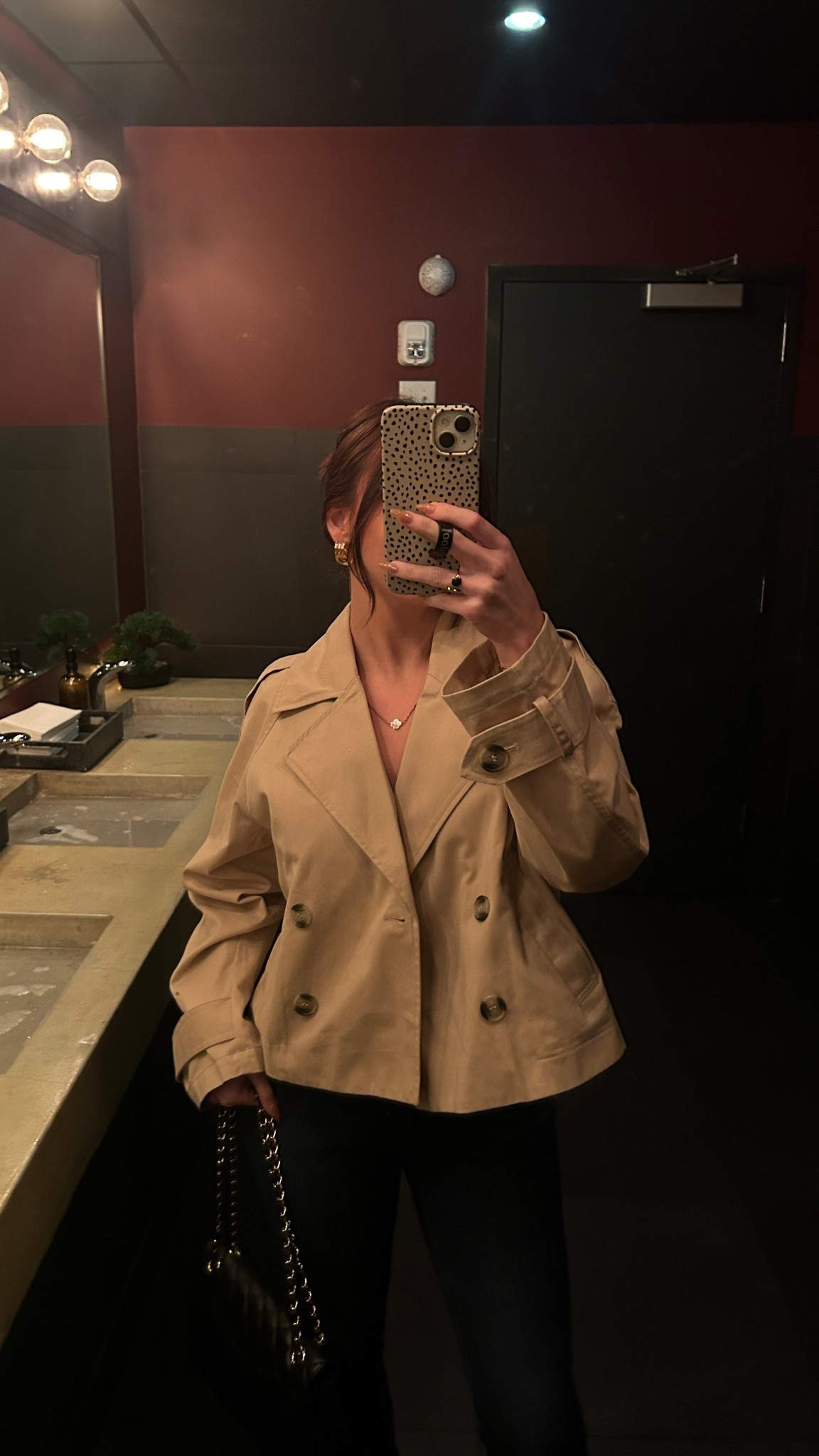 cute casual date night fit 🤎 #trenchjacket #ootn #datenightlook #winterfashion #winterjackets 

#LTKootd #LTKFindsUnder50 #LTKSeasonal