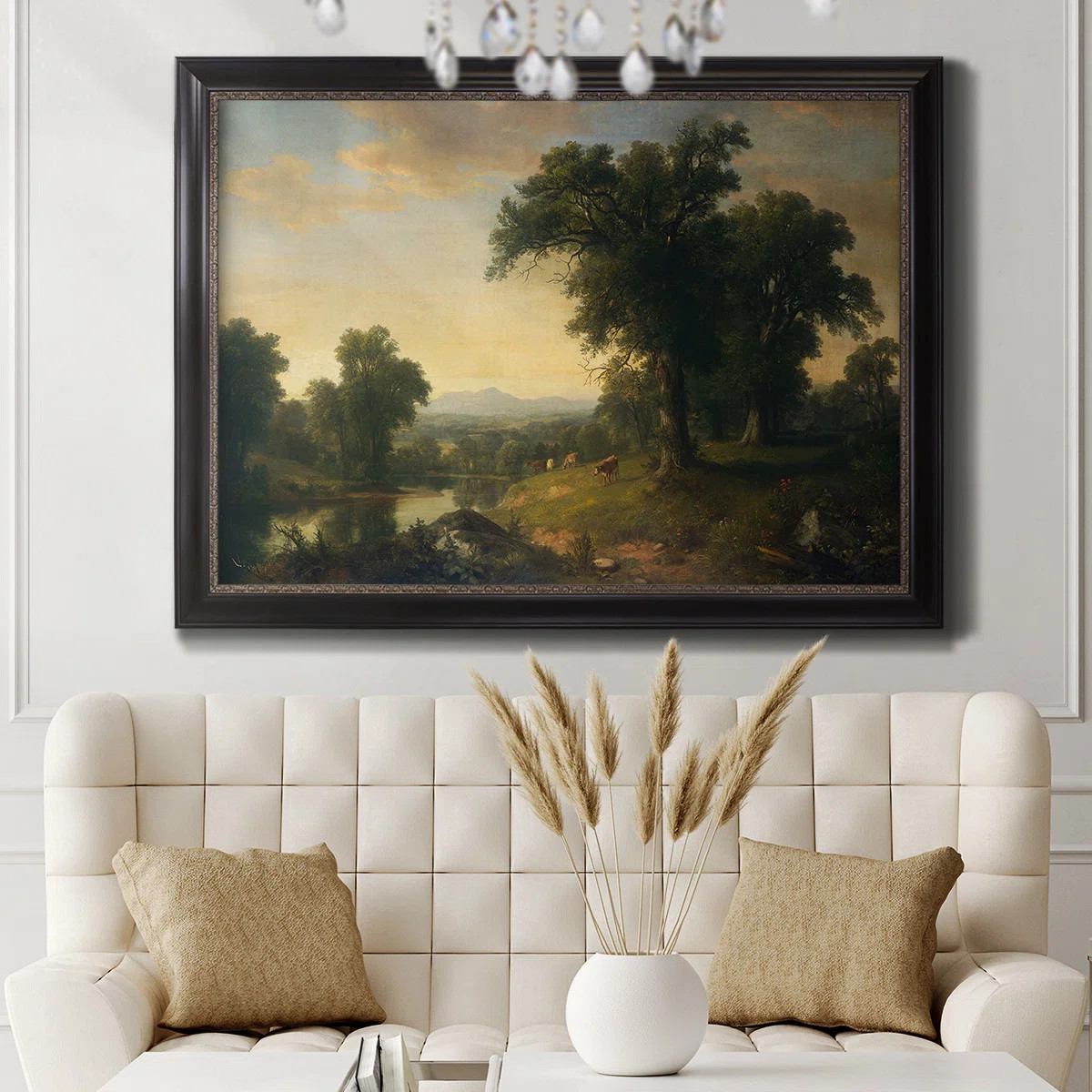 " A Pastoral Scene " Painting Print | Wayfair North America
