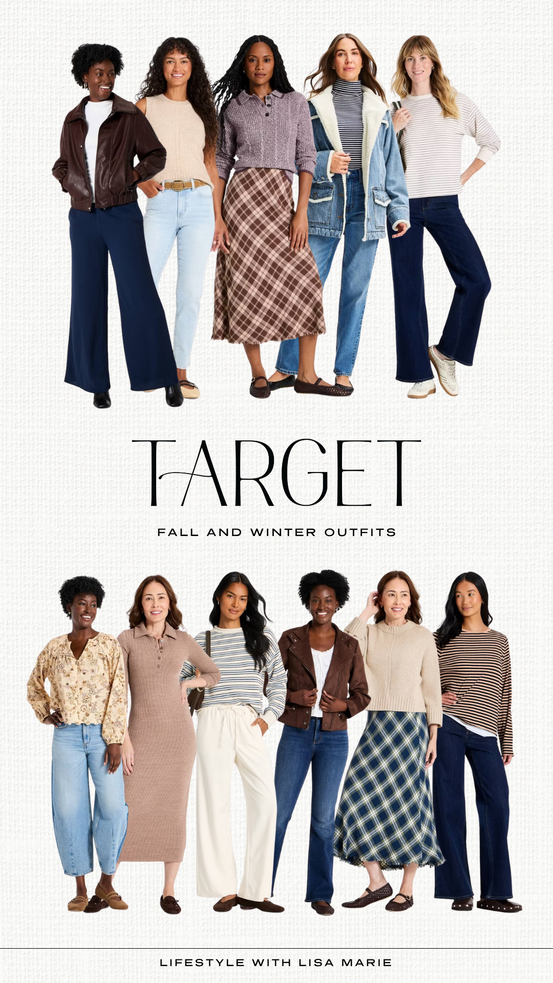 Target fall and winter outfits. Elevated casual outfits for fall events, festivals and parties. Business casual and teacher outfits. Mom outfits. Plaid skirts and dresses. Sweater dresses. Boyfriend tees. Midi and maxi skirts. Denim jackets and jeans. Moto and bomber jackets. Wide leg and cropped jeans.  

 #LTKmomlife #LTKSeasonal #LTKPetite