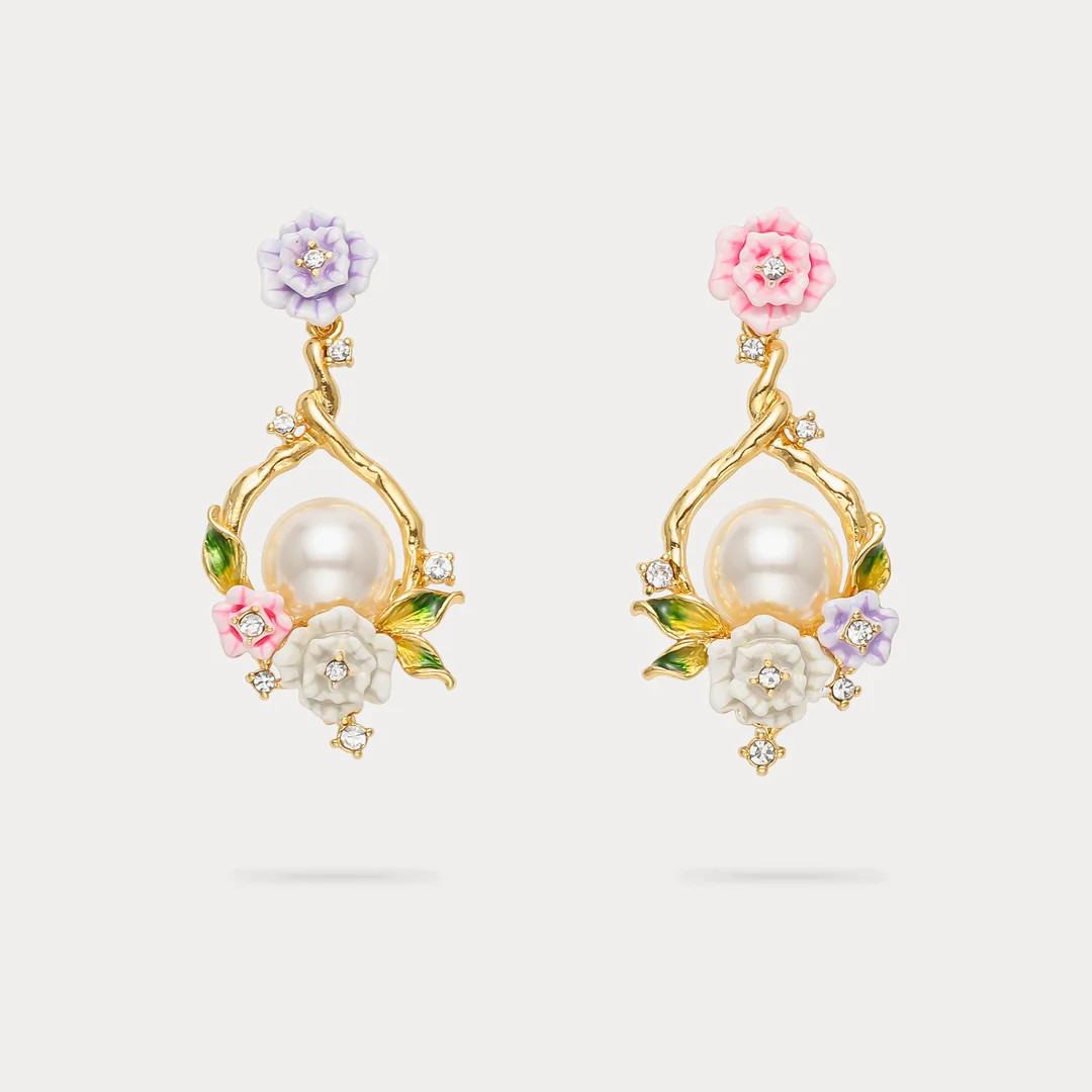 Wild Rose Dangle Earrings | Selenichast