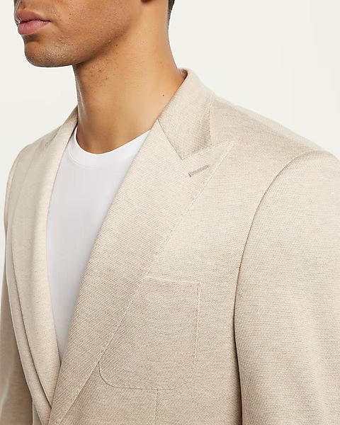 Extra Slim Stone Knit Pique Suit Jacket | Express