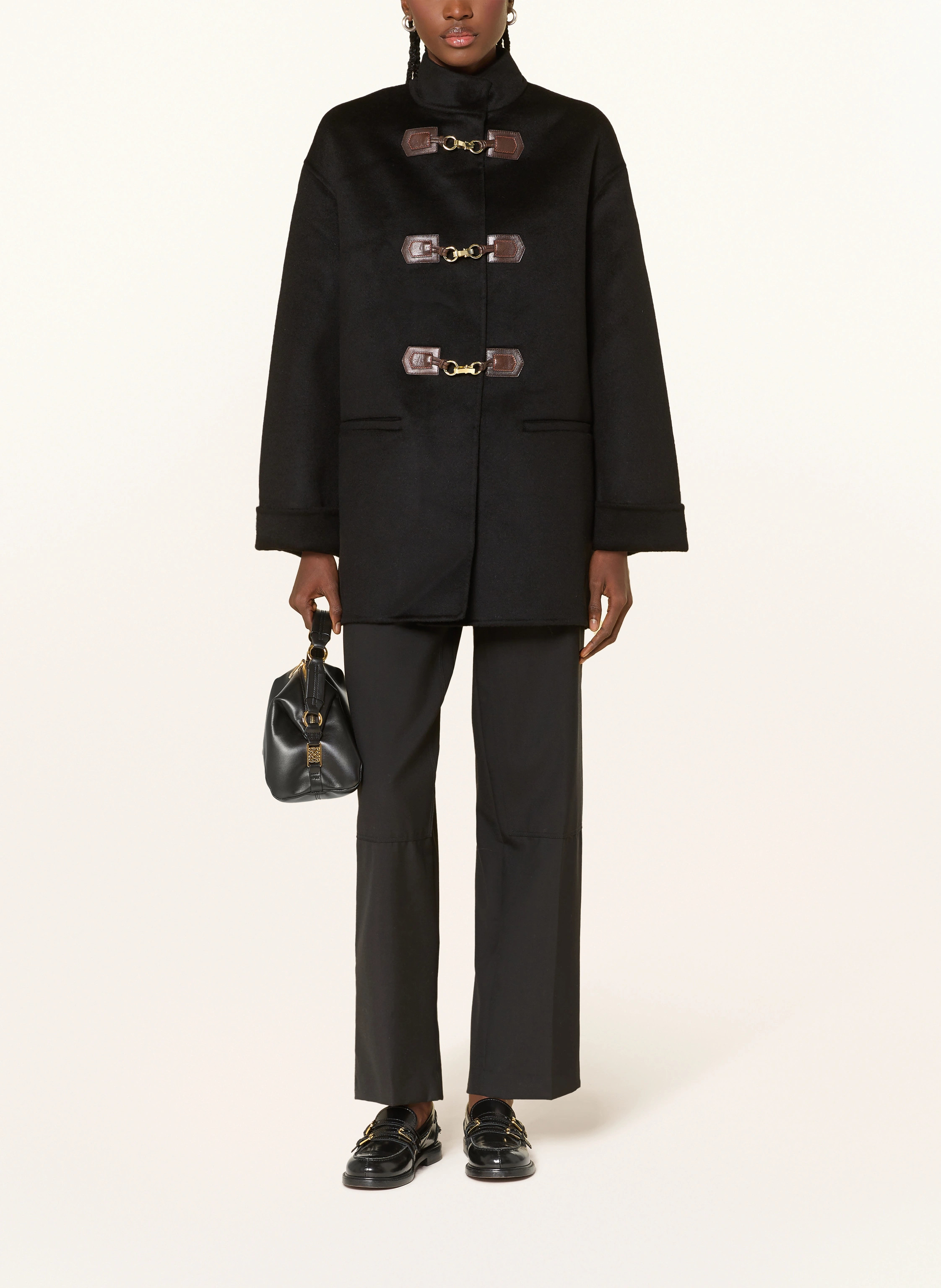 SANDRO Dufflecoat in schwarz | Breuninger (DACH)