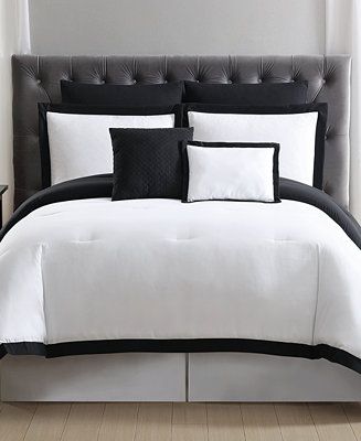 Truly Soft Everyday Hotel Border 7-Pc. King Comforter Set & Reviews - Comforter Sets - Bed & Bath... | Macys (US)
