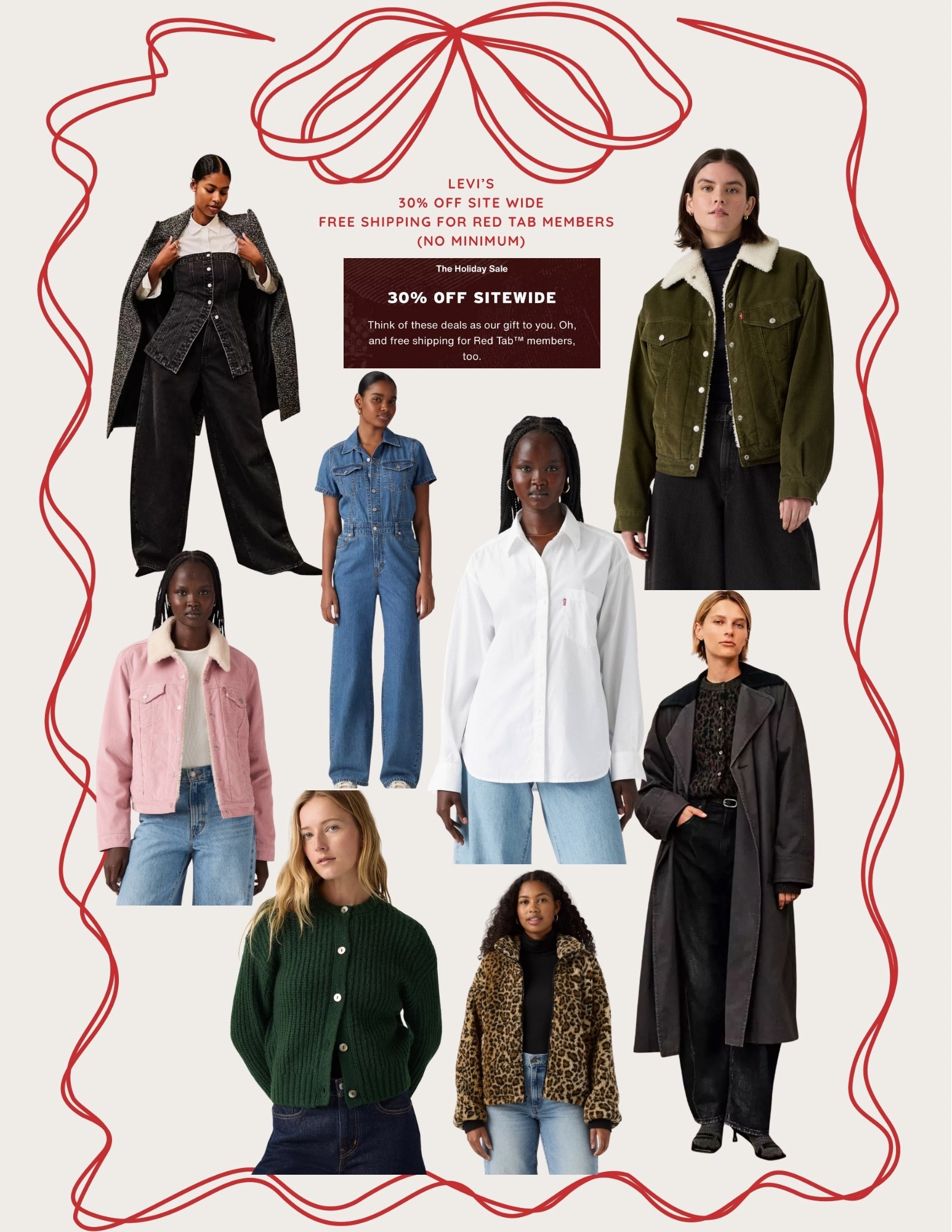 LEVI’S - Sure, we all know they have great jeans, but they also have top of the line coats and other quality items 👏🏼👖🧥💙

• 30% off site wide 
• 40% off kids styles 
• Free shipping for Red Tab Members (no minimum)

#LTK12Days #12DaysofLTK #levis

#LTKGiftGuide #LTKSaleAlert #LTKHoliday