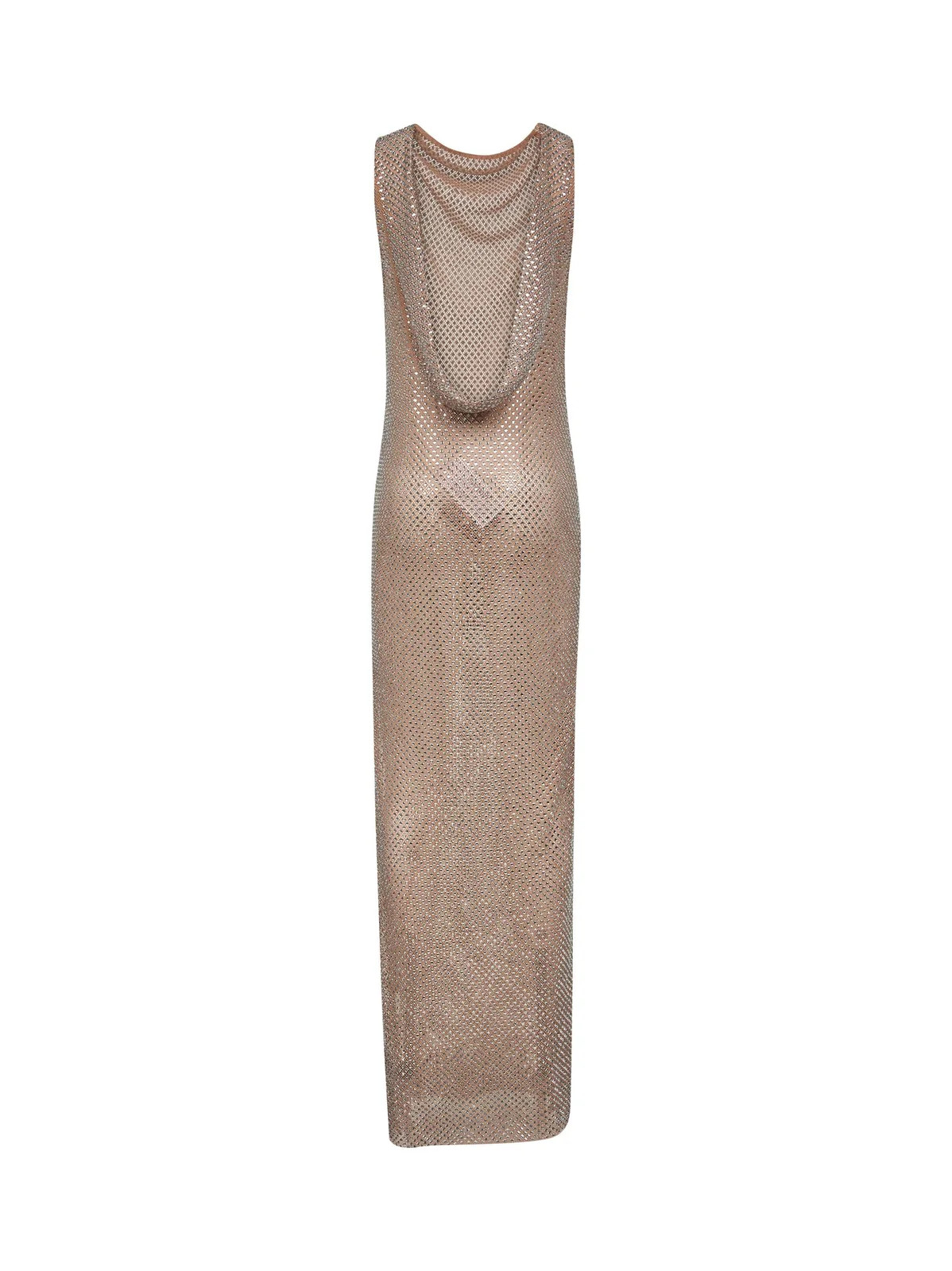 Self-Portrait Sleeveless Open-Back Maxi Dress | Cettire Global