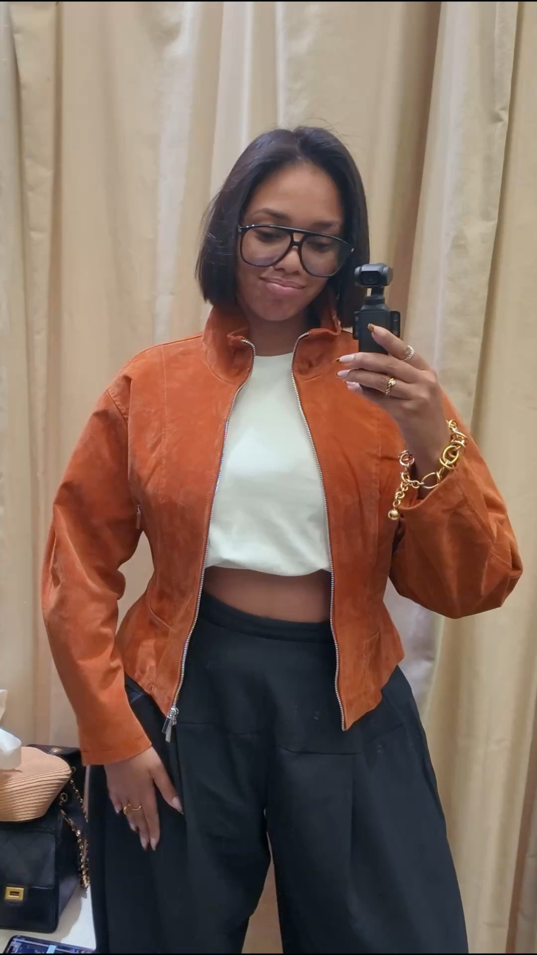The Pre Fall New in at Zara has some hits!! I picked up everything except the black top & linked the ASOS Pants I’m wearing in the video. I’m cut 5ft 6, 170lbs, US 8/10 & got a medium in all the tops. Size 10 in the ASOS pants!
