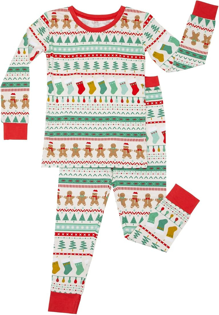 Little Sleepies Two-Piece Pajama Set for Boys and Girls, Snug Fit Sleepwear, Matching Family Paja... | Amazon (US)