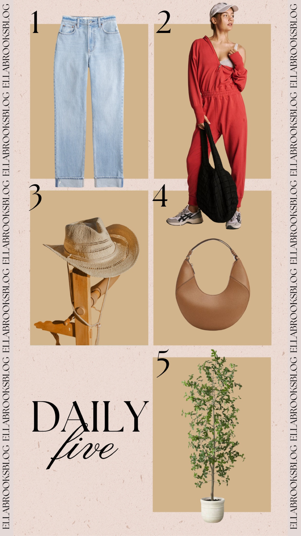 Daily 5 ✨ Abercrombie denim sale - 25% off all jeans + an extra 15% off with code DENIMAF ✨ Abercrombie jeans / Abercrombie sale / target home / mango / staple bag / cowboy hat / free people jumpsuit 

#LTKSeasonal #LTKfindsunder100 #LTKsalealert