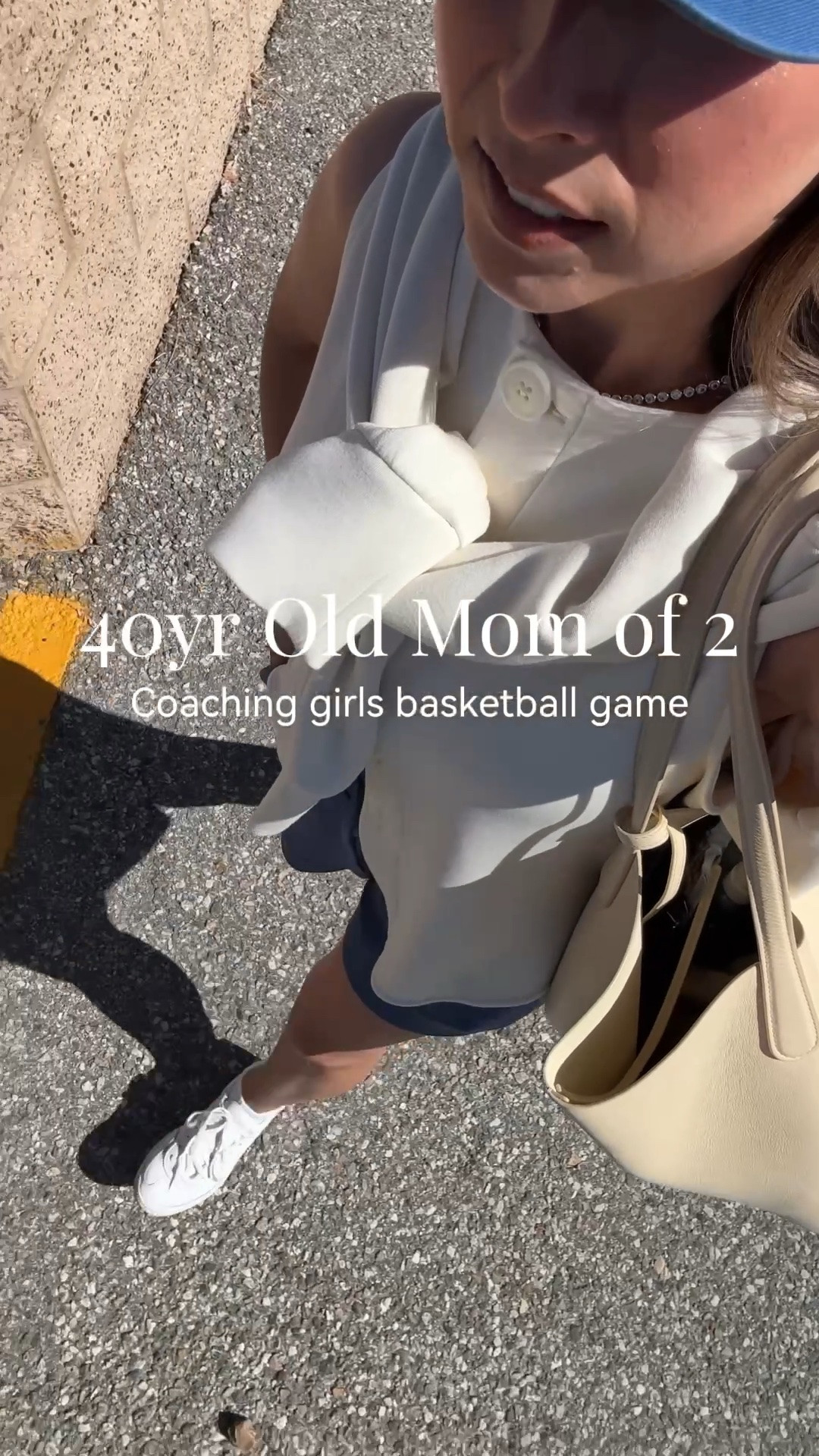 40yr old mom of 2 - What I wore to coach girls basketball game

Varley tank xs
Varley shorts small
Varley zip up xs
Adidas Spezial sneakers 5 - old, linked similar
Mansur Gavriel tote
Polo Hat
Dorsey James necklace 15"
Electric Picks earrings

#LTKmomlife #LTKPetite #LTKootd