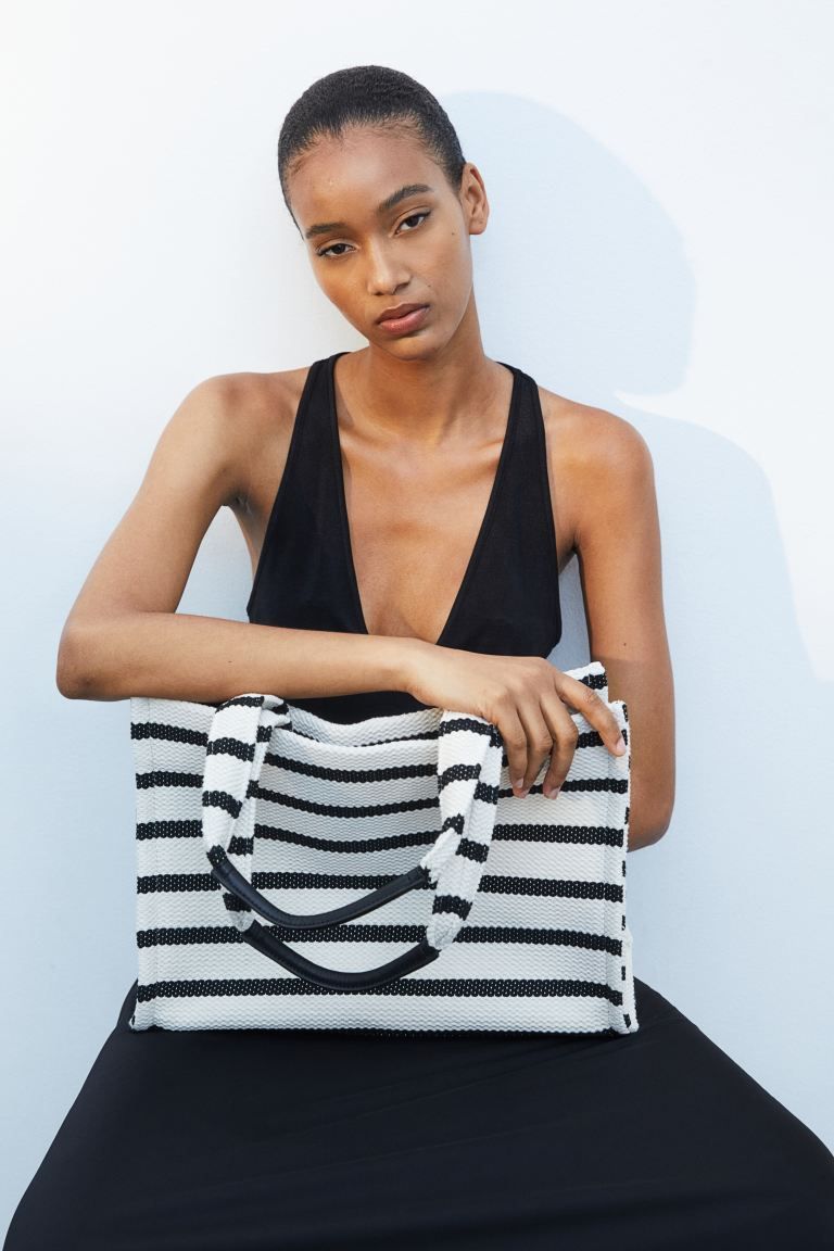 Cotton-blend Tote Bag | H&M (US + CA)