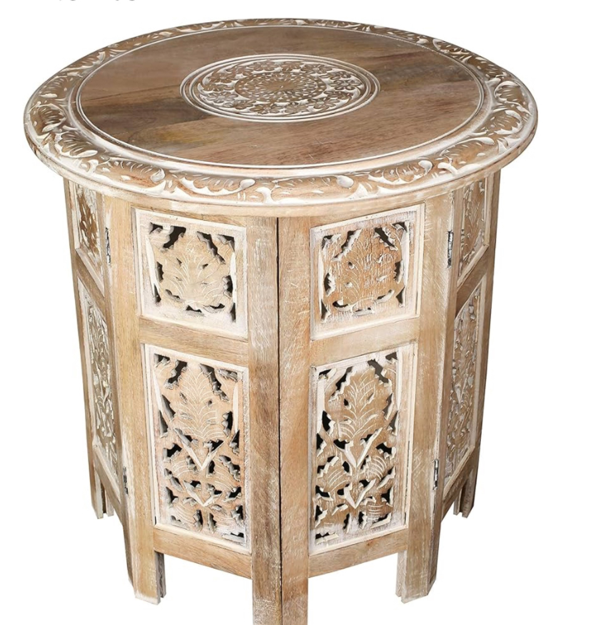 Moroccan carved wood beach coastal side table 

#LTKhome #LTKstyletip #LTKfindsunder100