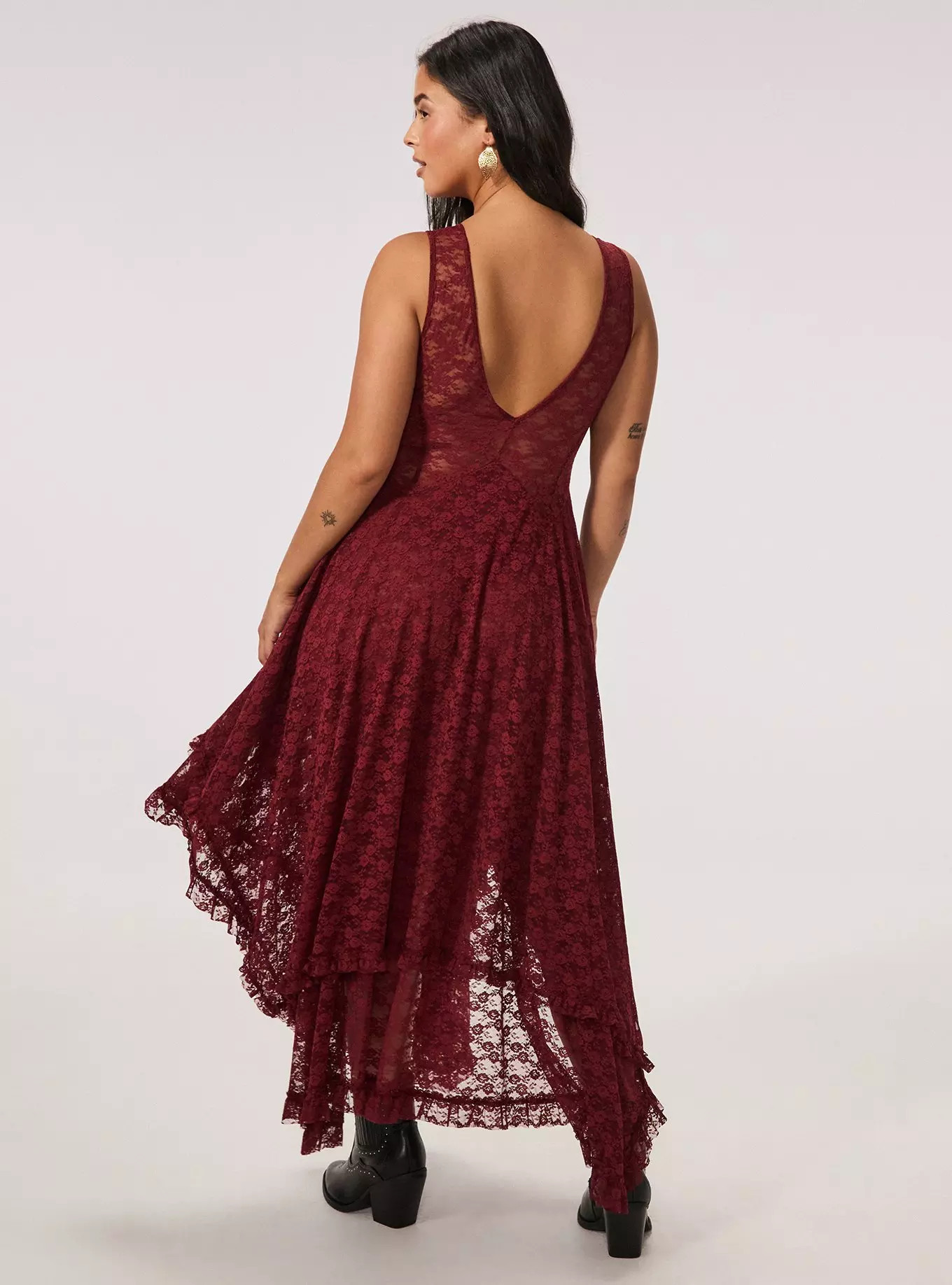 Festi Hanky Hem Lace Maxi Dress | Torrid (US & Canada)