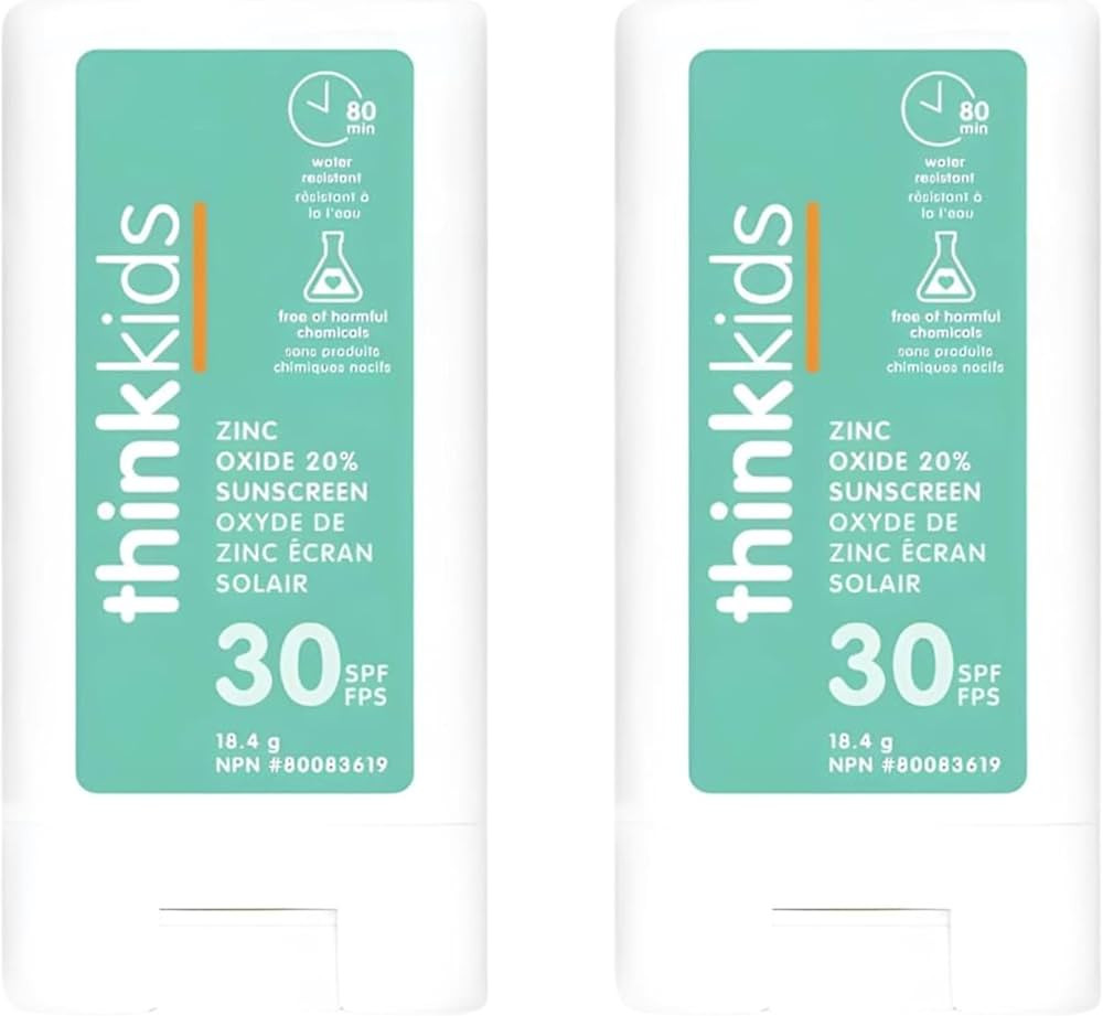 Thinksport Kids SPF 30 Mineral Sunscreen Stick, 0.64 Oz, Safe, Natural, Water Resistant Reef Safe... | Amazon (CA)