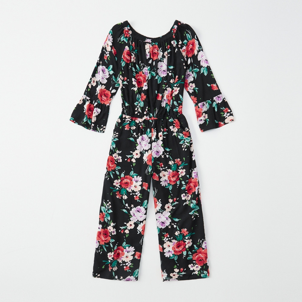 off-the-shoulder cropped jumpsuit | Abercrombie & Fitch US & UK