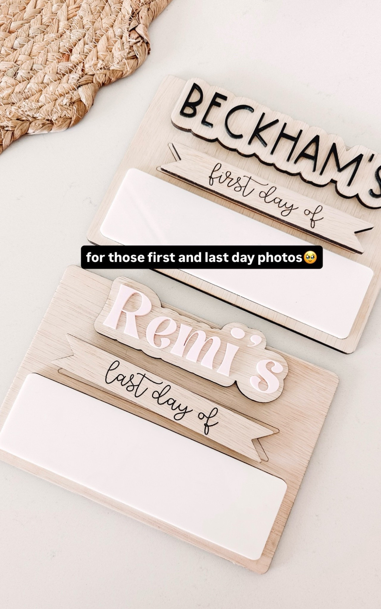 We love these boards to capture the first / last day pics!! 

School seasonal favorites back to school BTS Etsy Amazon finds

#LTKmomlife #LTKKids #LTKSeasonal