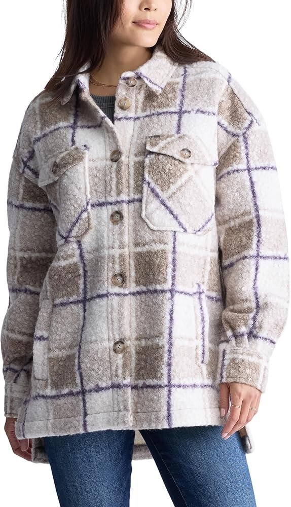 Buffalo David Bitton Women's Royce Long Sleeve Double Pocket Shacket | Amazon (US)