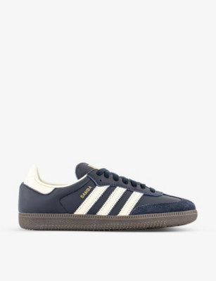 Samba OG logo-print leather low-top trainers | Selfridges