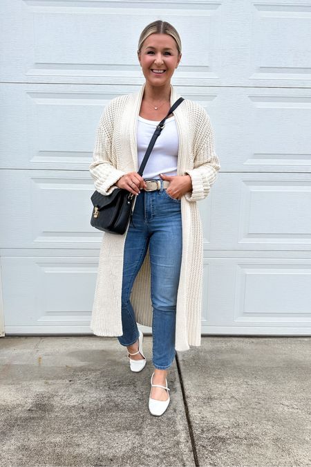 Headed out to a PTC meeting and then dinner with my tiny girl gang. Loving this neutral look for a chilly spring night. Can’t go wrong with these affordable and petite friendly finds from Amazon, Target, and Express.

Sizing deets
Tank- I sized up to a medium
Cardigan- TTS
Jeans TTS - 4short 
Shoes TTS 

#LTKSeasonal #LTKfindsunder50 #LTKsalealert