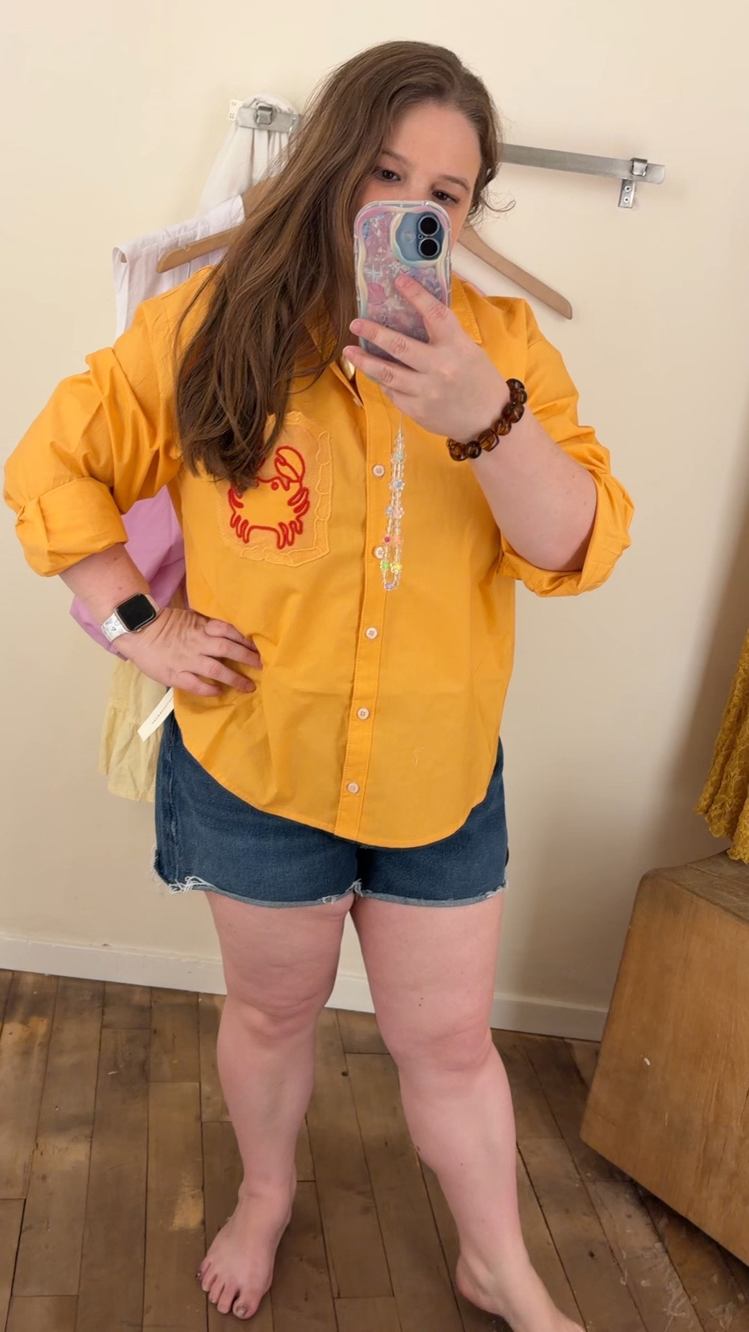 Found a cute 🦀 top at Anthropologie 🧡✨

#LTKMidsize #LTKPetite