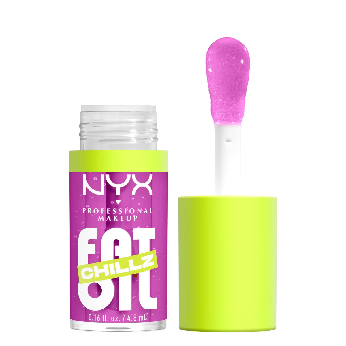 NYX Professional Makeup Fat Oil Lip Drip Lip Gloss - Strawberry Slush - 0.16 fl oz | Target
