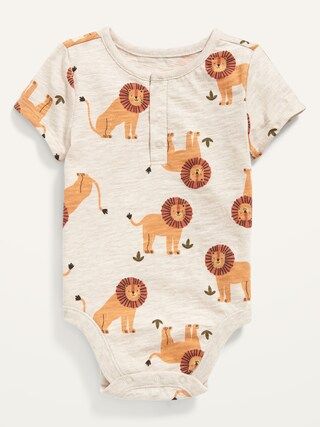 Short-Sleeve Henley Bodysuit for Baby | Old Navy (US)