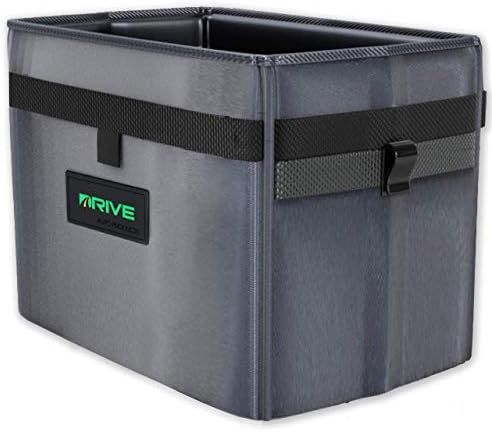 Drive Auto Car Trash Can - Medium Garbage Bin for Car Clean-Ups w/ Disposable Liners, Adjustable ... | Amazon (US)