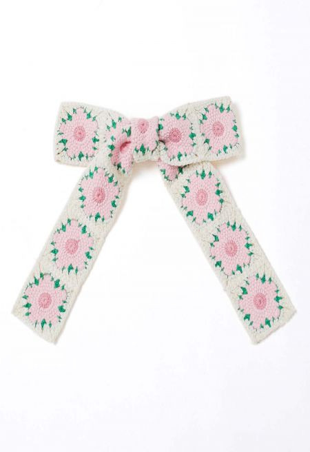 Cheery Blossom Crochet Hair Clip | Chicwish