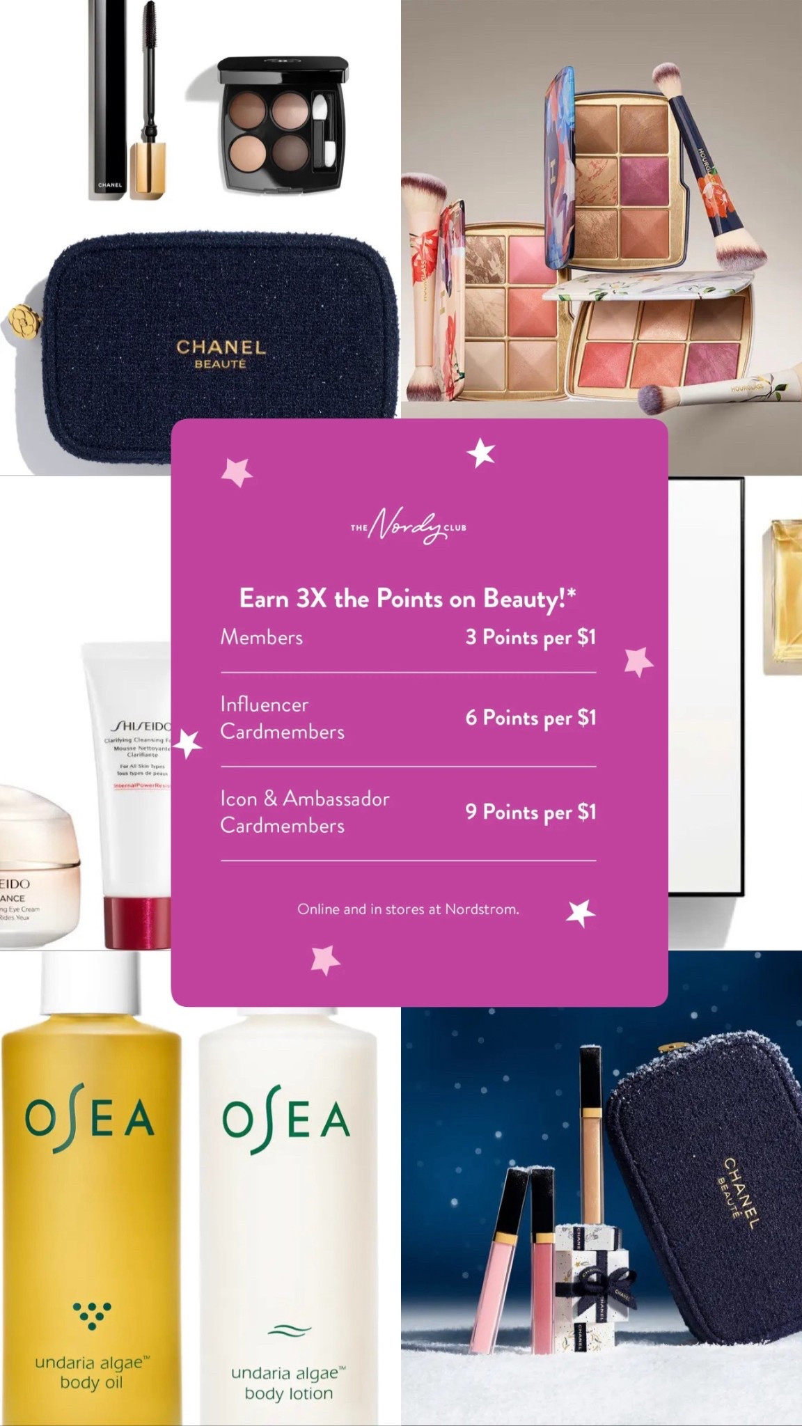 Get Three times the points on Beauty!  Here are some of my faves and some great sought after beauty sets for Gifts for her

Beauty, holiday shopping, gifts for her, stocking stuffer, Christmas presents, Hanukkah presents, gifts for the woman in your life, women’s gifts, holiday gifts for women, beauty gifts for women, trending beauty product, Chanel cosmetic bag

#LTKGiftGuide #LTKBeauty #LTKHoliday
