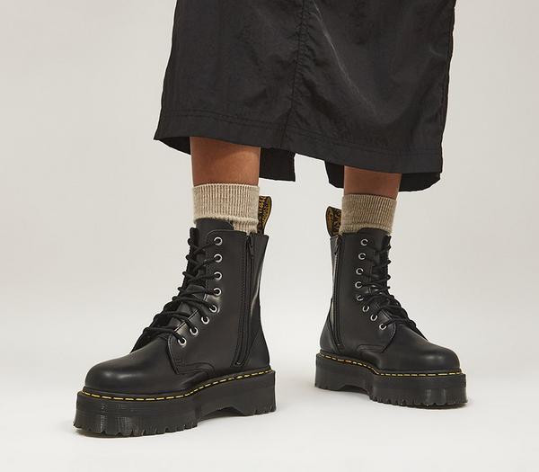 Dr. Martens Jadon 8 Eye Boot Black - Ankle Boots | OFFICE London (UK)