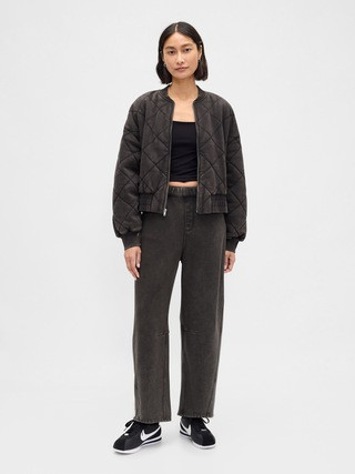 Heavyweight French Terry Barrel Sweatpants | Gap (CA)