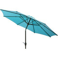 Mainstays 9' Outdoor Tilt Market Patio Umbrella - Aqua | Walmart (US)