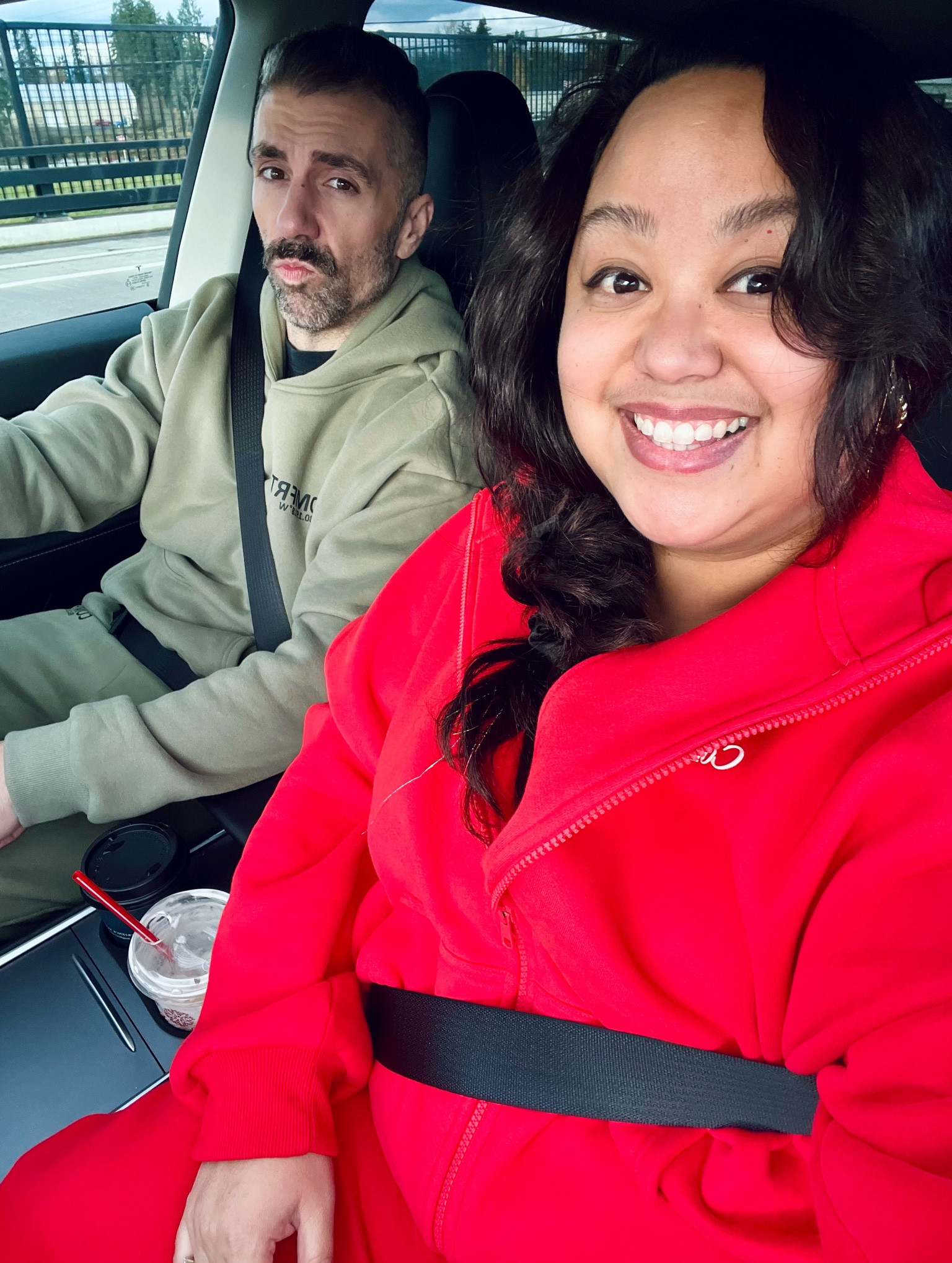 Comfrt Couples where y’all at?🫶🏼
His: 5’11 195lbs Coordinate set in L
Hers: 5’3 215lbs Cloud zip in M & Cloud pants in XL. (zips ups run very oversized, size down 1-2 times)

#LTKSaleAlert #LTKGiftGuide #LTKTravel