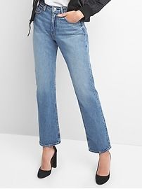 Super High Rise Cone Denim® Button-Fly Straight Jeans | Gap US