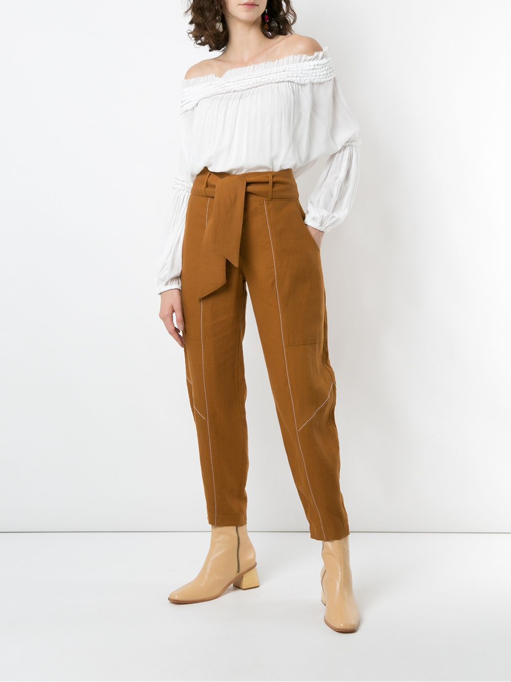 Alegra linen trousers | Farfetch (US)