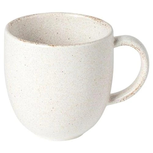 Vermont Modern Classic Cream Stoneware Mug - Set of 4 | Kathy Kuo Home