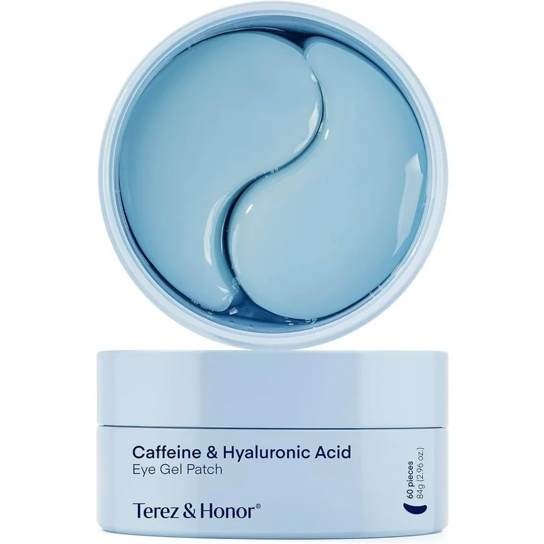 Korean Eye Patches, Terez & Honor Caffeine Eye Gel Patch, Under Eye Patches with Hyaluronic Acid | Walmart (US)