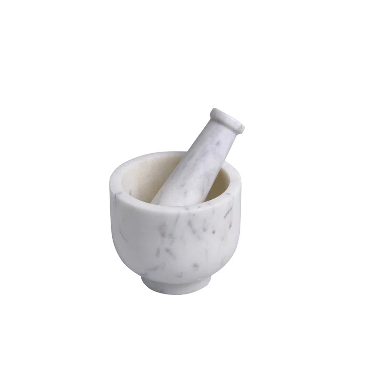 Bol Lady Purple Marble Mortar and Pestle Set | Wayfair North America